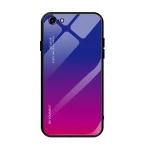 Glass Case Apple iPhone 7 / iPhone 8 / iPhone SE 2020 / iPhone SE 2022 Μπλε / Ματζέντα - OEM - Μπλε / Ματζέντα - iphone 7, iphone 8, iPhone SE 2020, iPhone SE 2022