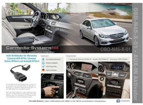 Mercedes NTG4.5 AUX Activator