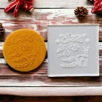 Σφραγίδα Ζαχαρόπαστας Santa Merry Christmas