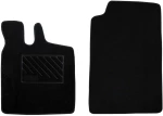Πατάκια Premium μαύρα για Smart ForTwo 450 (98-06) 2τμχ