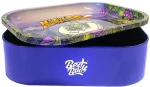 Best Buds Thin Box Rolling Tray with Storage Alien OG