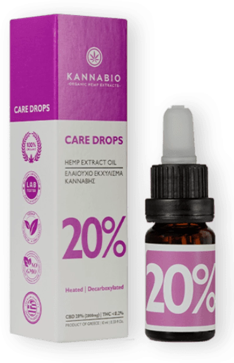 Kannabio - Care Drops CBD 20% -2000mg - 10ml