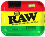 RAW Rasta Rolling Tray Large