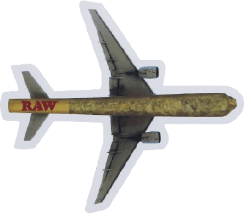 Raw sticker Cone Plane