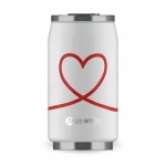LES ARTISTES ποτήρι θερμός με καλαμάκι pull can'it love 280ml