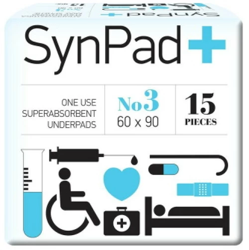 SYNPAD υποσέντονα nο3 60x90 15τεμάχια