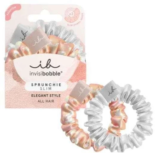 INVISIBOBBLE sprunchie slim bella chrome λαστιχάκι μαλλιών 2τμχ