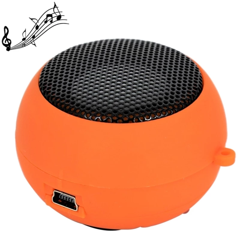 Small Hamburger Mini Portable Stereo Speaker for iPod, MP3, MP4, MP5, Mobile Phone, Laptop  (OEM)