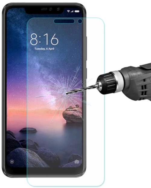 ENKAY Hat-prince 0.26mm 9H  2.5D Curved Edge Non-Full Screen Tempered Glass Film for Xiaomi Redmi Note 6 Pro (ENKAY) (OEM)