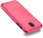 GOOSPERY I JELLY METAL Series for Galaxy J5 (2017) ( EU Version) Full Coverage TPU Protective Back Cover Case(Magenta) (GOOSPERY) (OEM)