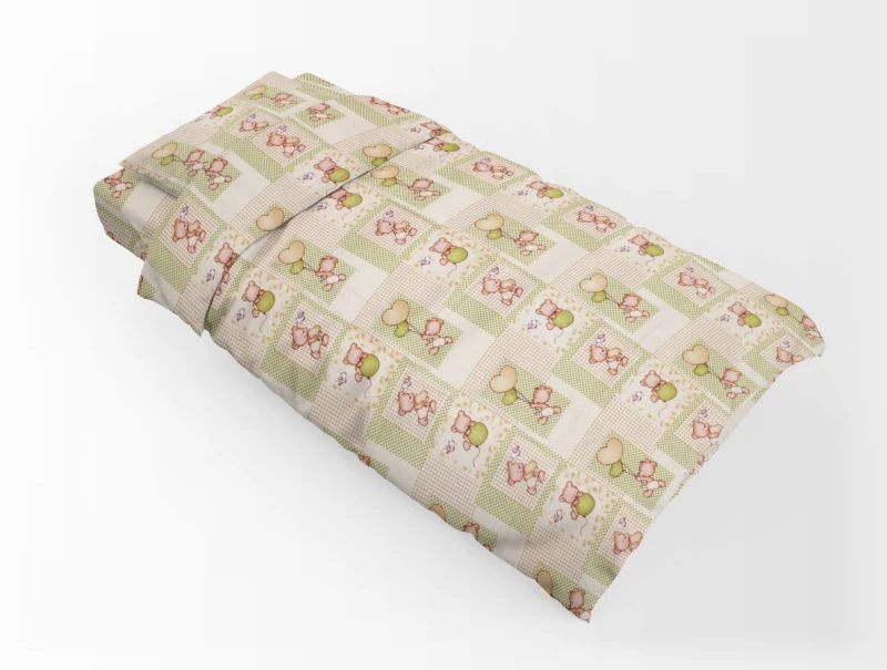 Παπλωματοθήκη Μονή 160x240 Φανελένια Baloon 76 Beige Dimcol