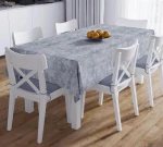 Τραπεζομάντηλο & Τραβέρσα Σετ 2 τμχ (140x220 & 40x220) Αλέκιαστα Panama Shadow Light Grey Dimcol