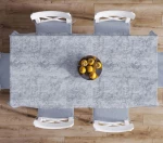 Τραπεζομάντηλο & Τραβέρσα Σετ 2 τμχ (140x220 & 40x220) Αλέκιαστα Panama Shadow Light Grey Dimcol