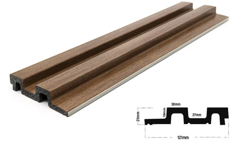 PS Panel τοίχου με 3D πηχάκια Residence 21/122 44 Brown OAK New Plan