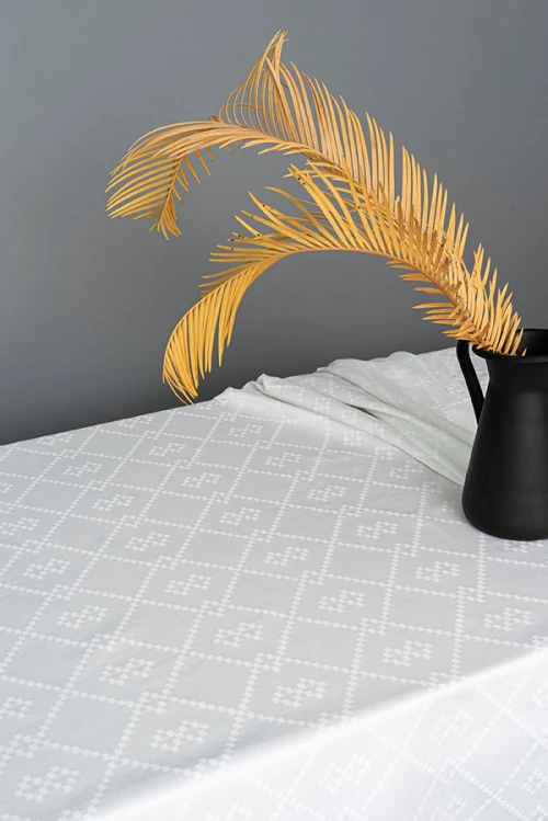 Τραπεζομάντηλο αλέκιαστο (160x240) Lupo White Palamaiki