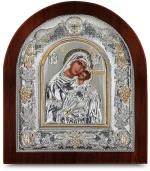 Ασημένια εικόνα ΓΛΥΚΟΦΙΛΟΥΣΑ  19.5x17.5cm