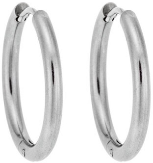 Σκουλαρίκια SENZA Steel Gun Metal Plated SSD2901GM