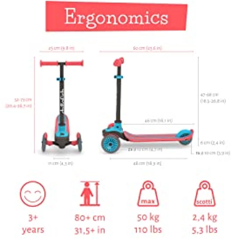 Chillafish Skotti Scooter Red