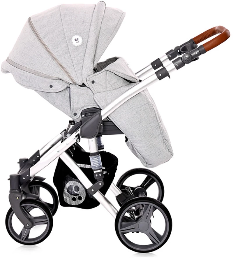 Πολυκαρότσι Lorelli Rimini 2 σε 1 Grey & Black Dots 10021052164