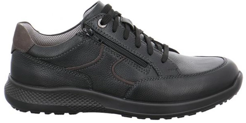 Jomos 3224242900060 Aνατομικό Δερμάτινο Comfort Casual Μαύρο