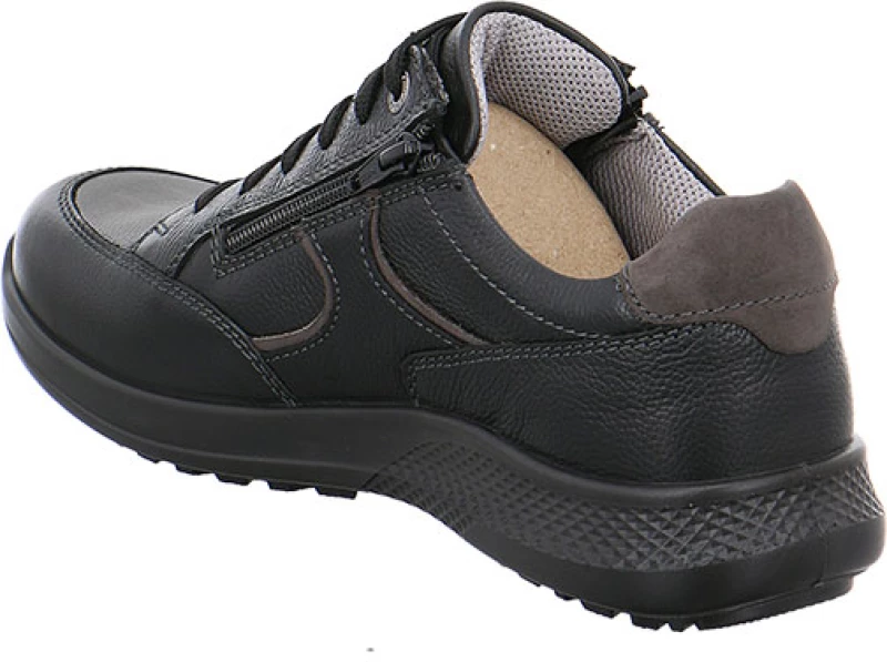 Jomos 3224242900060 Aνατομικό Δερμάτινο Comfort Casual Μαύρο