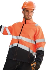 Αδιάβροχο Μπουφάν Εργασίας Πορτοκαλί - Nobel Hi-Vis Softshell Orange