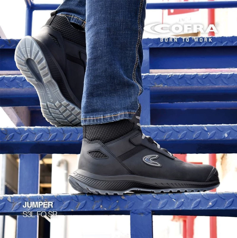 Αδιάβροχο Μποτάκι Ασφαλείας Μαύρο - Jumper S3L FO SR