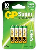 GP ΑΛΚΑΛΙΚΕΣ ΜΠΑΤΑΡΙΕΣ LR03/SIZE AAA 1.5V SUPER VALUE 4/BLISTER 1 ΤΜΧ