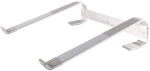 POWERTECH μεταλλική βάση laptop PT-1161, έως 18", ασημί