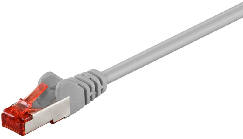 GOOBAY καλώδιο δικτύου 93568, CAT 6 S/FTP (PiMF), CCA, 0.5m, γκρι