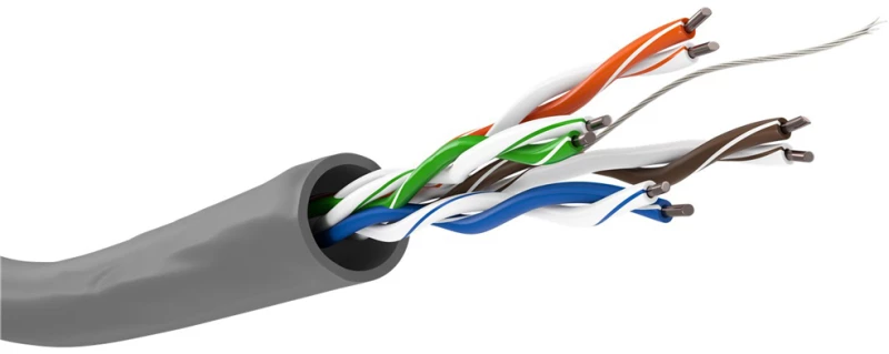 GOOBAY καλώδιο δικτύου 95410, CAT 5e U/UTP, CCA, 305m, γκρι