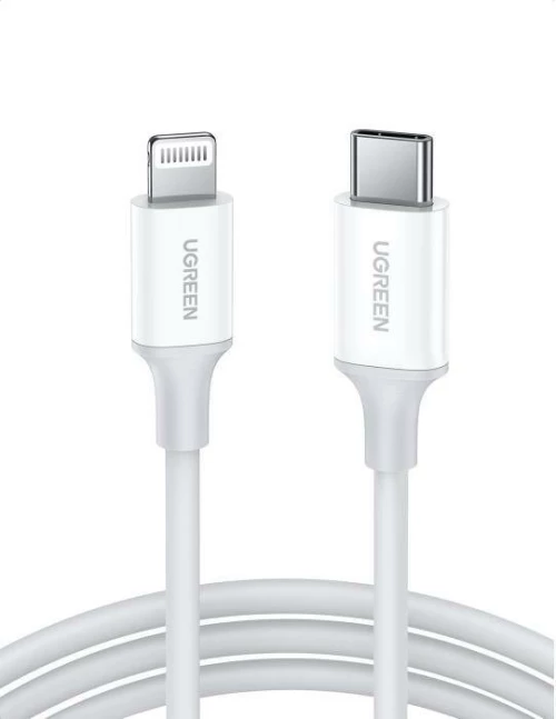 Charging Cable MFI UGREEN US171 18W PD TYPE-C/i6 White 1m 10493 3A