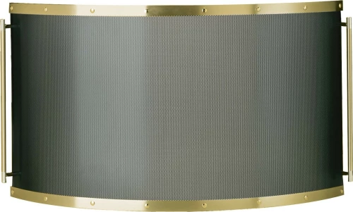 Zogometal 532 Κάλυψη Μεταλλική Σίτα Τζακιού 90 x50 εκ., Ορο Ματ