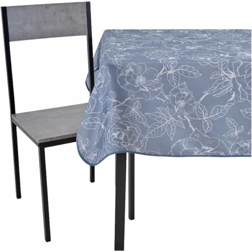 ΤΡΑΠΕΖΟΜΑΝΤΗΛΟ ΑΛΕΚΙΑΣΤΟ 140x180εκ. ΓΚΡΙ ΜΕ ΛΕΥΚΑ ΛΟΥΛΟΥΔΙΑ ANKOR