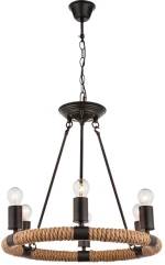 Κρεμαστό Φωτιστικό Globo Lighting Ulleu 69029-6 Μαύρο
