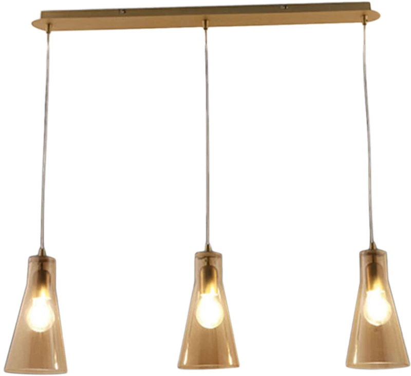 Φωτιστικό Κρεμαστό Ράγα Fabas Luce Dafne 3596-47-125 Μελί