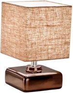 Λάμπα Επιτραπέζια Κεραμική Fabas Luce Taro 3611-30-179 Μπρονζέ
