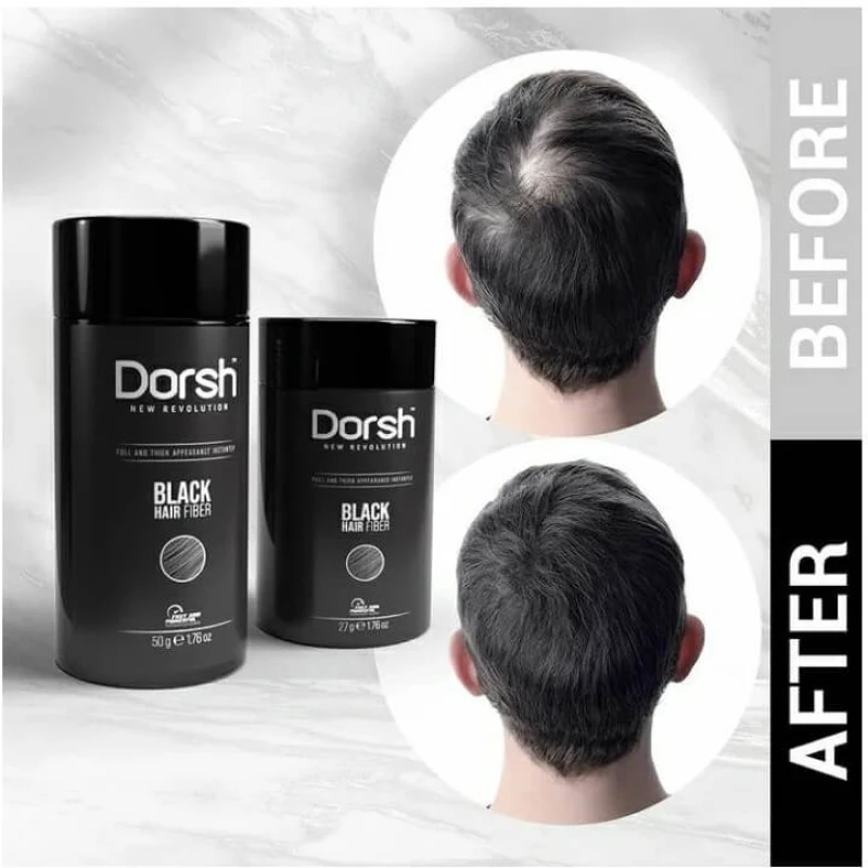 DORSH BLACK HAIR FIBER 50gr