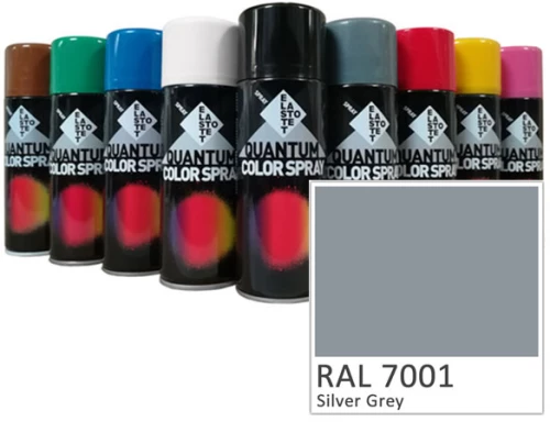 Σπρέυ Βαφής Quantum Γκρι Ασημί-Silver Grey 400ml