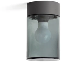 Φωτιστικό Οροφής Εξωτερικού Χώρου Faro Kila 71741 Ανθρακί-Φυμέ