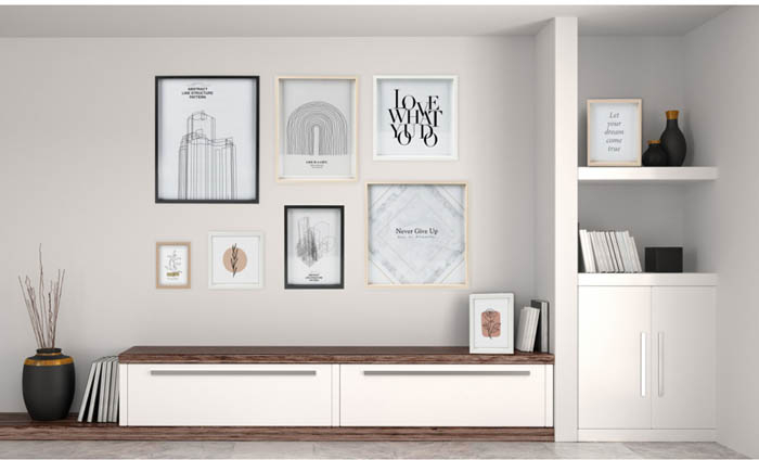 ΚΟΡΝΙΖΑ ΞΥΛΙΝΗ 40x50εκ.ΓΚΡΙ ANKOR 51032-13