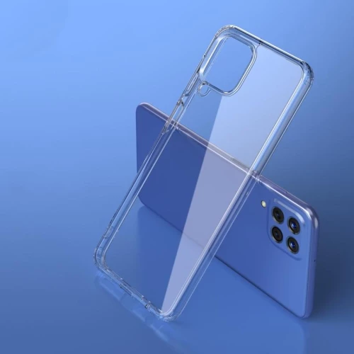 For Samsung Galaxy M53 Ice Crystal PC + TPU Phone Case(Transparent) (OEM)