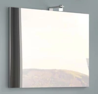 GLORIA  EASY-81 ΚΑΘΡΕΠΤΗΣ ME Ι ΦΩS LED ROVERE BIANCO 68-8114