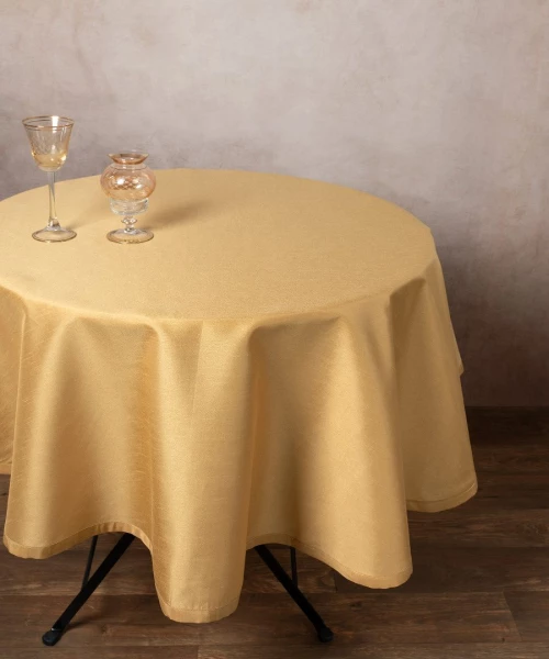 Σατέν ροτόντα 2015 (150cm) χρυσό Silk Fashion