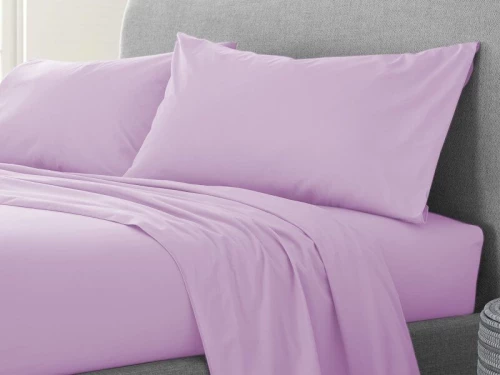 Σετ Σεντόνια Ροζ 100% Βαμβακερά Reactive One Color Γαρύφαλλο - 160x260, Με Λάστιχο 100x200+30