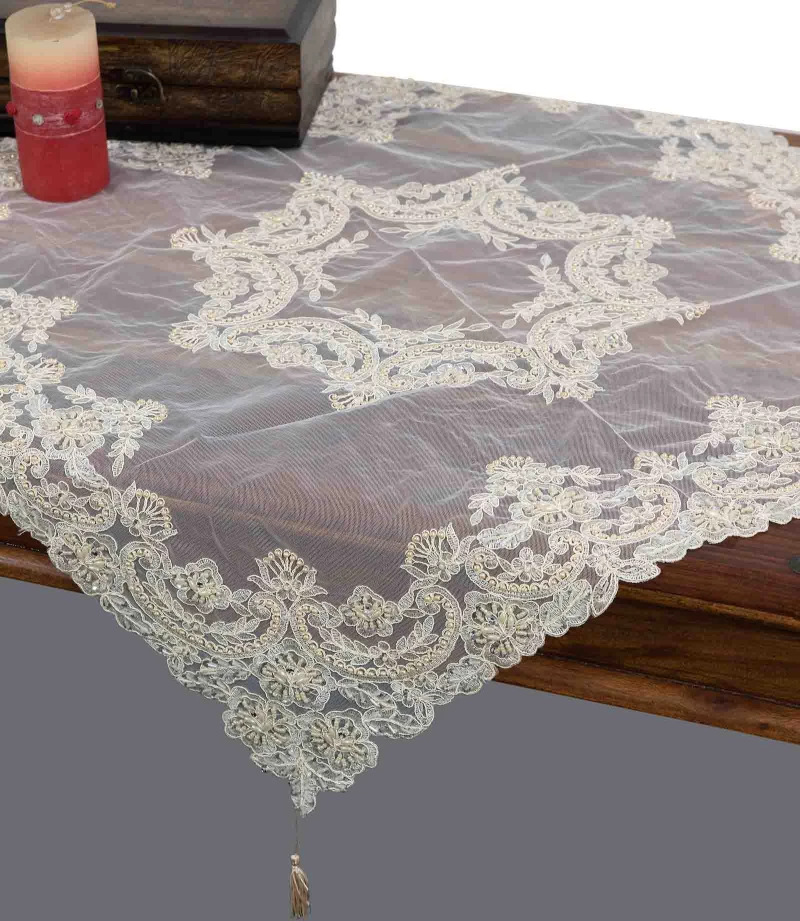 καρέ (85cm X 85cm) YL135-128A χρυσό Silk Fashion
