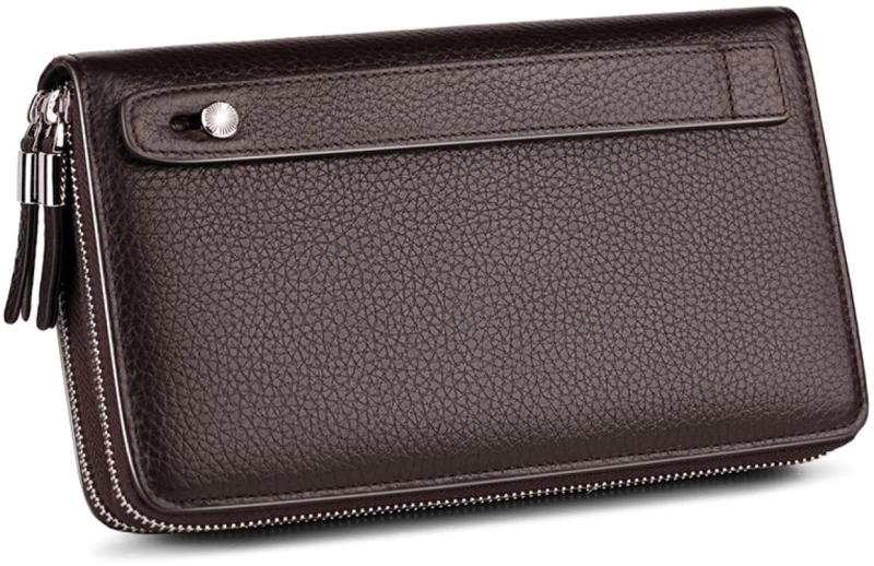 Δερμάτινο Ανδρικό πορτοφόλι William Polo 163(LARGE) brown
