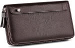 Δερμάτινο Ανδρικό πορτοφόλι William Polo 163(LARGE) brown