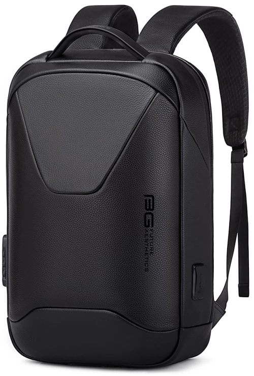 Δερμάτινο Σακίδιο πλάτης 21L Laptop 15,6” Bange 6621 μαύρο