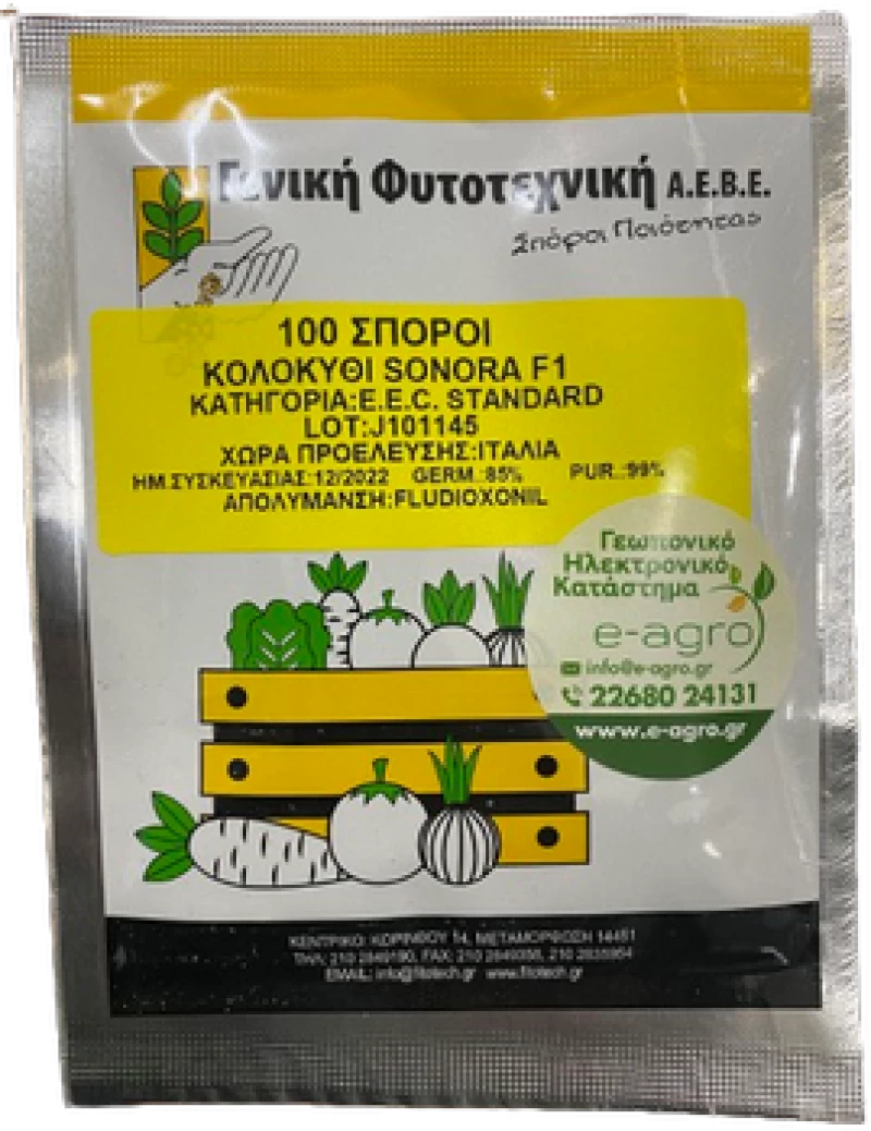 Κολοκυθάκι Ανοιχτοπράσινο  Sonora F1 | 100 σπόρων